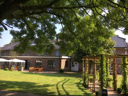 Gartenansicht am Haus Lange Reihe